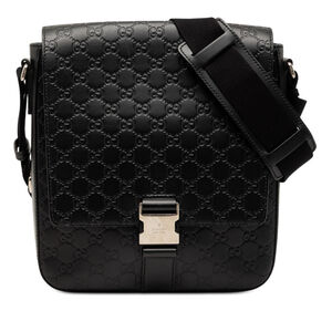 Pre-Loved Gucci Guccissima Flap Messenger Bag